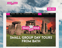 Tablet Screenshot of madmaxtours.co.uk